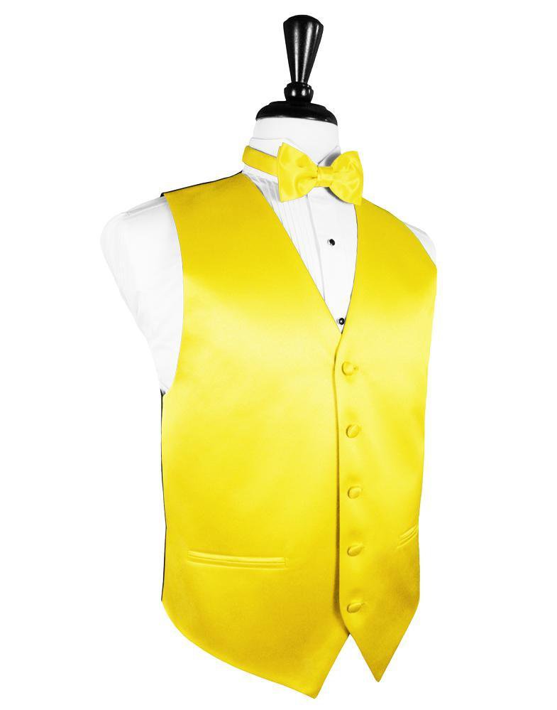 Cardi Sunbeam Luxury Satin Tuxedo Vest