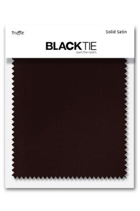 Cardi Truffle Luxury Satin Fabric Swatch