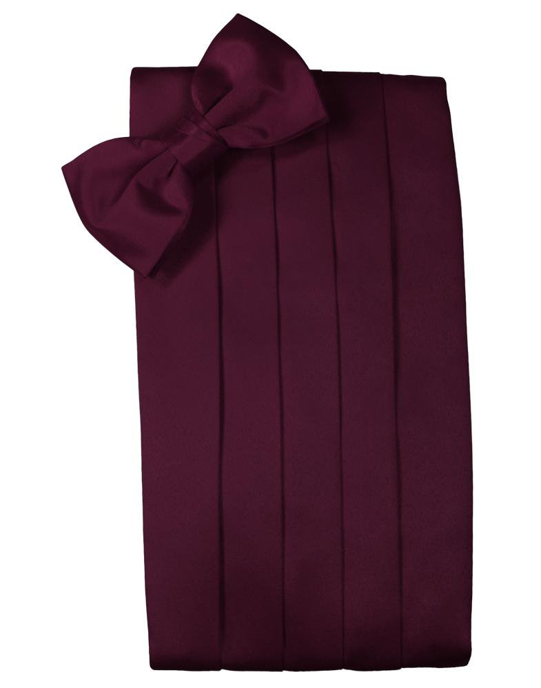 Cardi Wine Luxury Satin Cummerbund