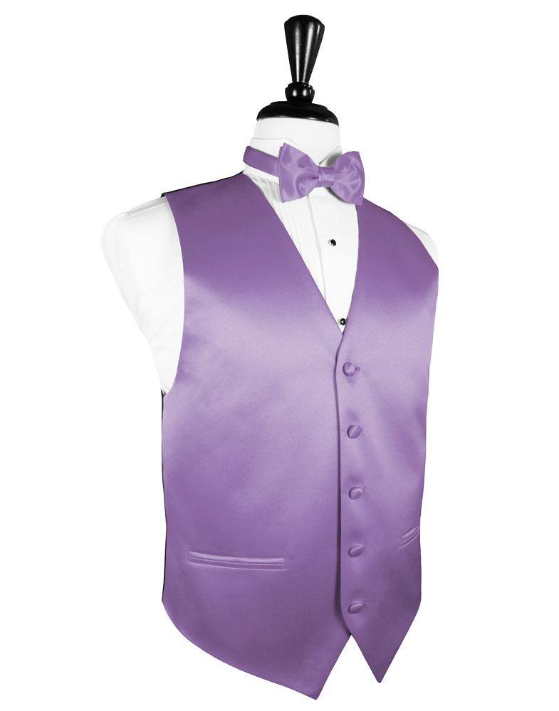 Cardi Wisteria Luxury Satin Tuxedo Vest