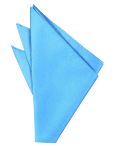 Cardi Blue Ice Solid Twill Pocket Square