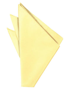 Cardi Buttercup Solid Twill Pocket Square