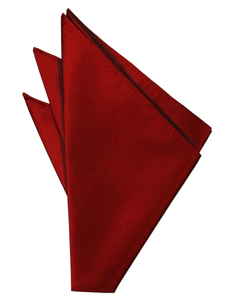 Cardi Claret Solid Twill Pocket Square