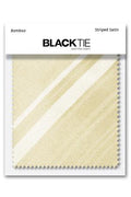 Cardi Bamboo Striped Satin Fabric Swatch
