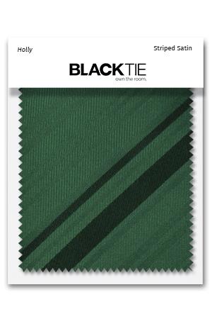 Cardi Holly Striped Satin Fabric Swatch
