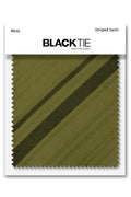Cardi Moss Striped Satin Fabric Swatch