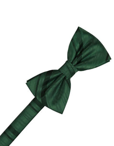 Cardi Pre-Tied Holly Striped Satin Bow Tie