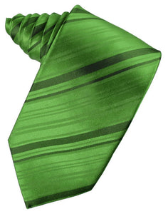 Cardi Kelly Striped Satin Necktie