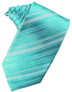 Cardi Pool Striped Satin Necktie