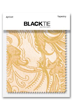 Cardi Apricot Tapestry Fabric Swatch