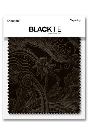 Cardi Chocolate Tapestry Fabric Swatch