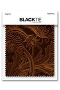 Cardi Cognac Tapestry Fabric Swatch