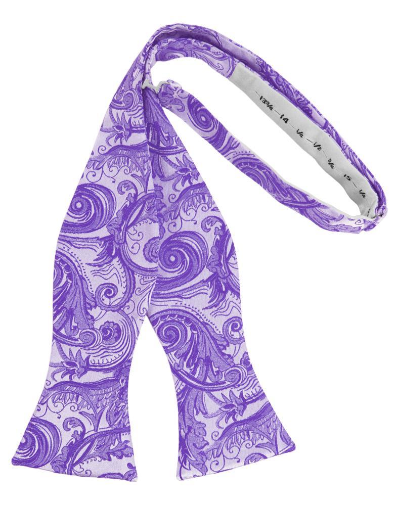Freesia Tapestry Bow Tie - self-tie style, front view