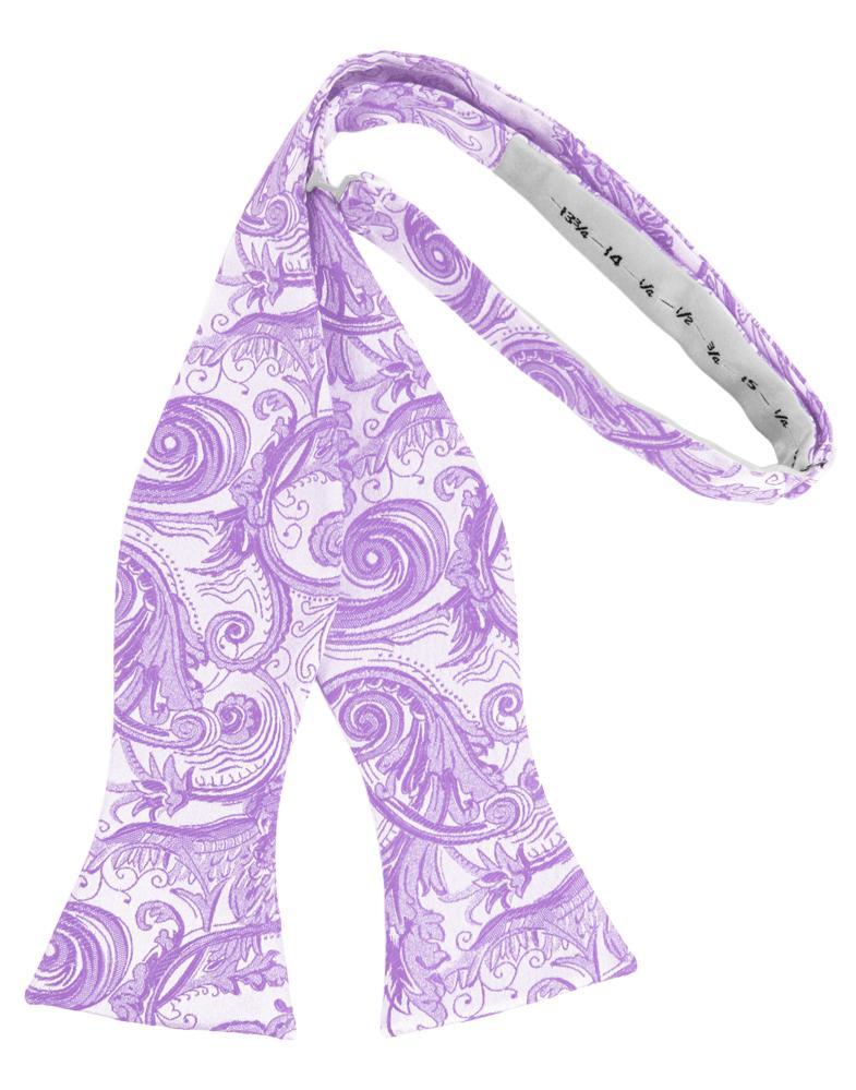 Heather Tapestry Bow Tie - self-tie style, front view