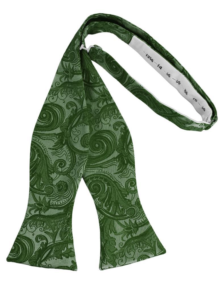 Hunter Tapestry Bow Tie - self-tie style, front view