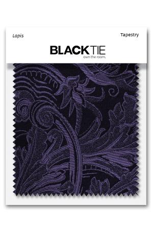 Cardi Lapis Tapestry Fabric Swatch