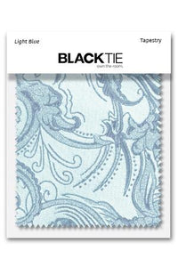 Cardi Light Blue Tapestry Fabric Swatch