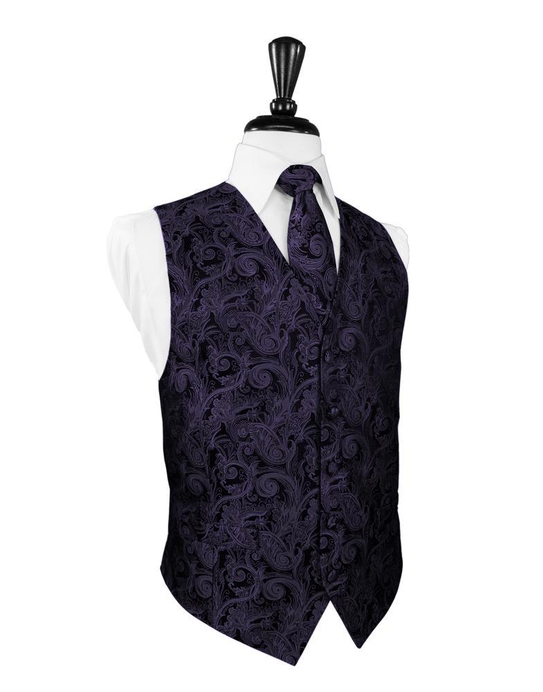 Cardi Lapis Tapestry Tuxedo Vest