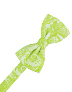 Cardi Pre-Tied Lime Tapestry Bow Tie