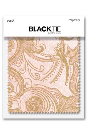 Cardi Peach Tapestry Fabric Swatch