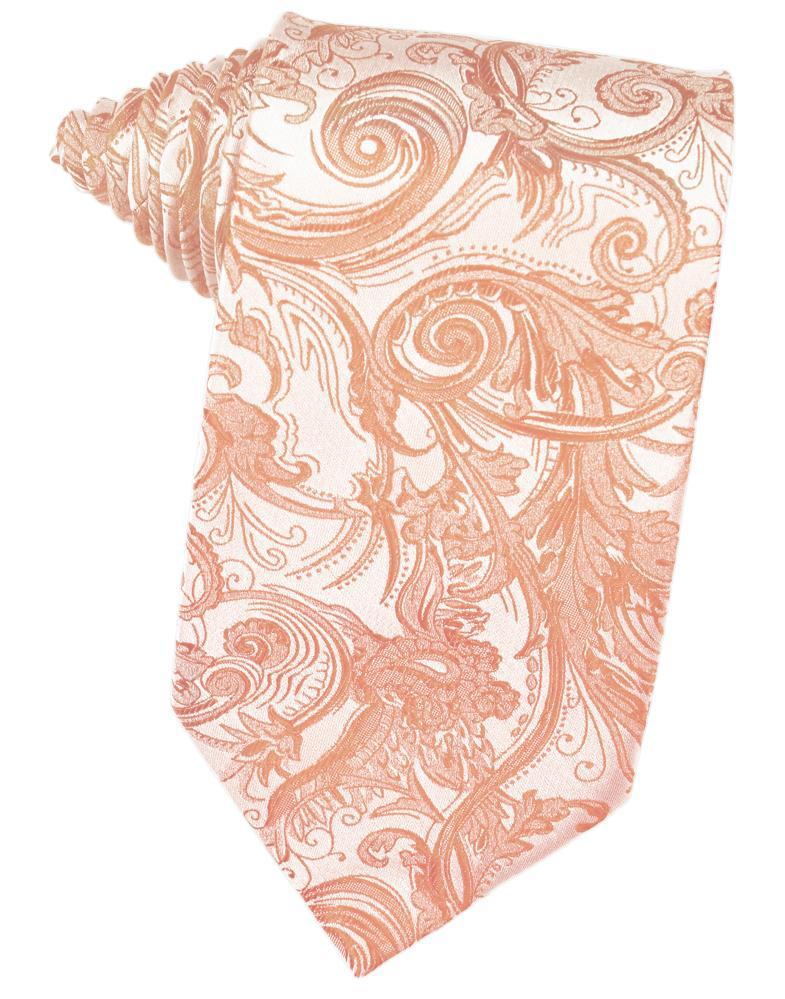 Cardi Peach Tapestry Necktie