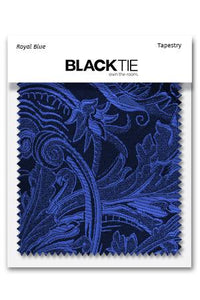 Cardi Royal Blue Tapestry Fabric Swatch
