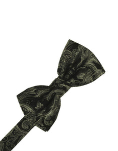 Cardi Pre-Tied Sage Tapestry Bow Tie