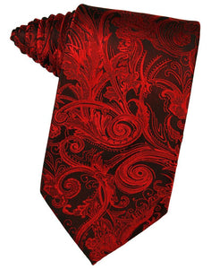 Cardi Scarlet Tapestry Necktie