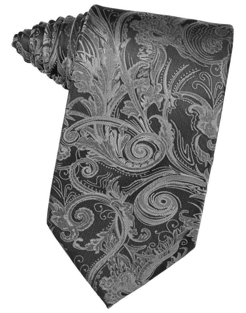 Cardi Silver Tapestry Necktie