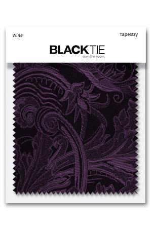 Cardi Wine Tapestry Fabric Swatch