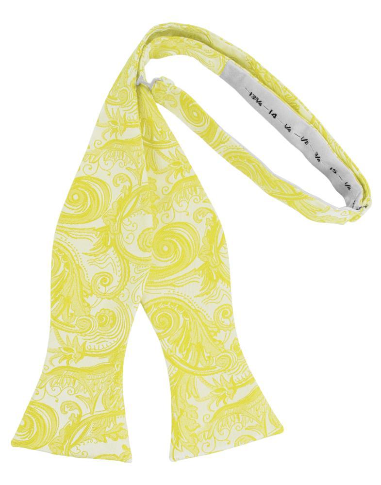 Willow Tapestry Bow Tie - self-tie style, front view