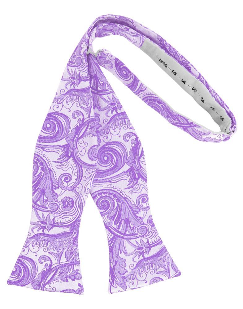 Wisteria Tapestry Bow Tie - self-tie style, front view