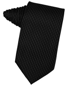 Cardi Black Venetian Necktie