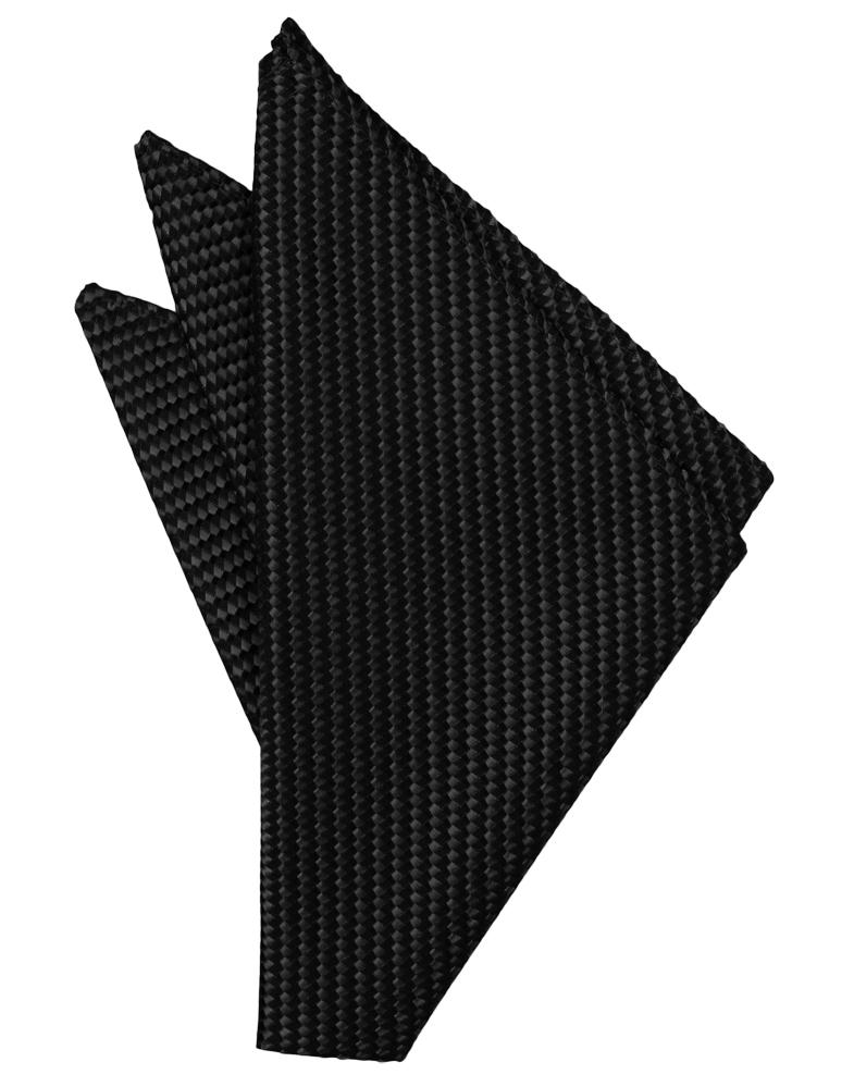 Cardi Black Venetian Pocket Square