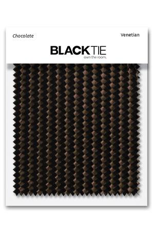 Cardi Chocolate Venetian Fabric Swatch