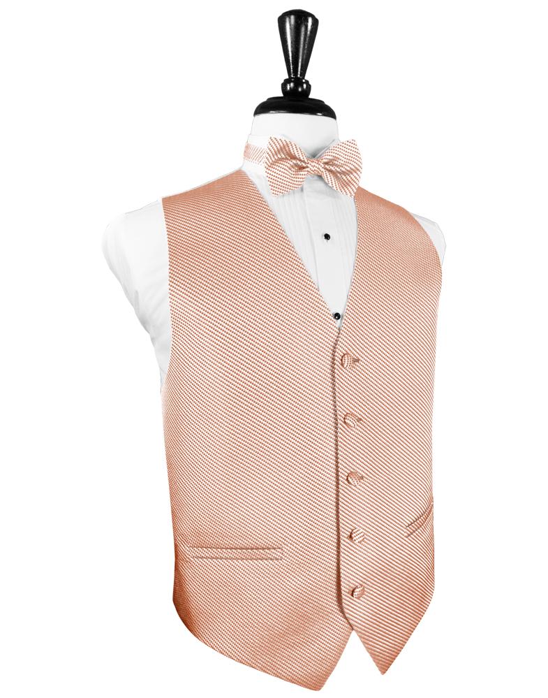 Cardi Coral Venetian Tuxedo Vest