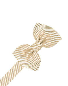 Cardi Light Champagne Venetian Bow Tie
