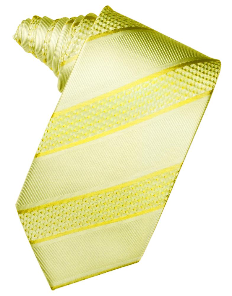 Cardi Lemon Venetian Stripe Necktie
