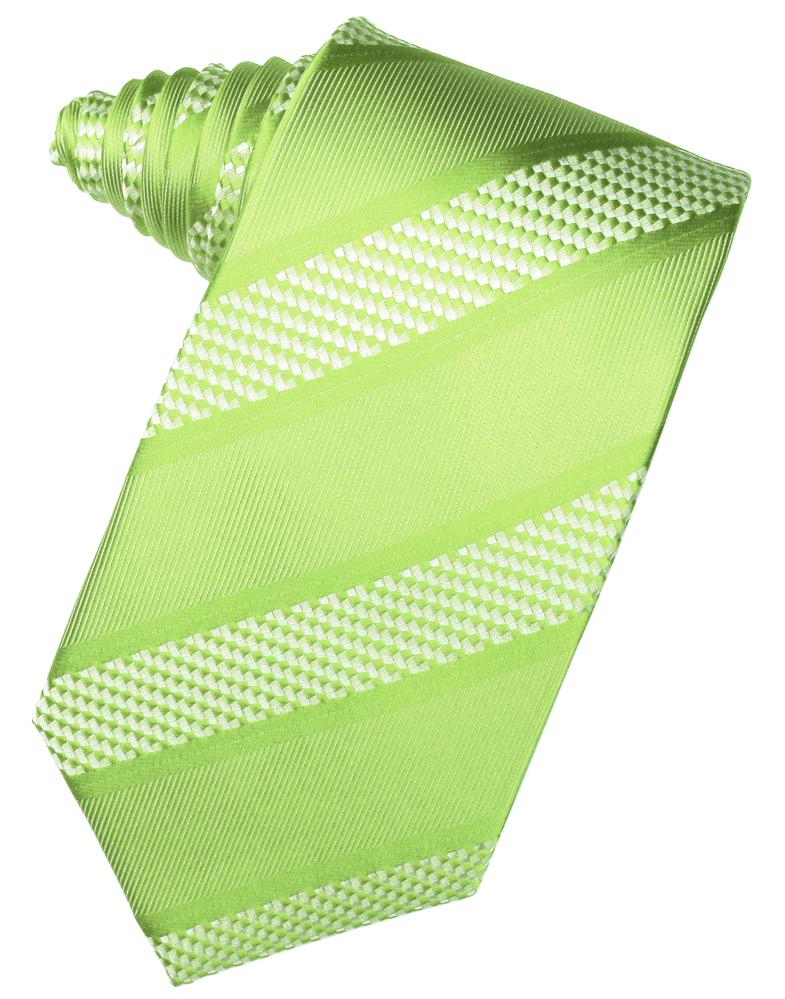 Cardi Lime Venetian Stripe Necktie