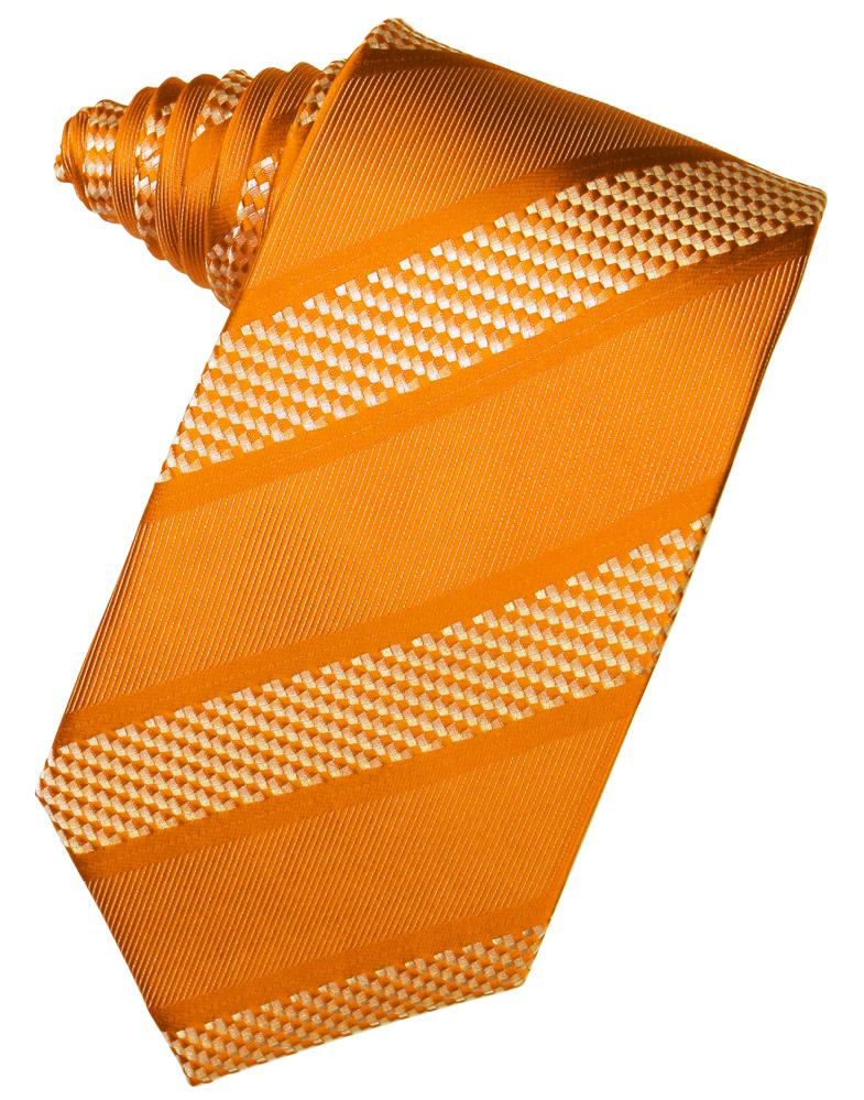 Cardi Mandarin Venetian Stripe Necktie