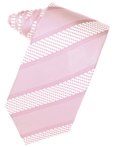 Cardi Pink Venetian Stripe Necktie