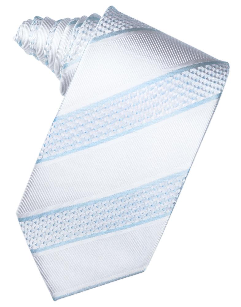 Cardi Powder Blue Venetian Stripe Necktie