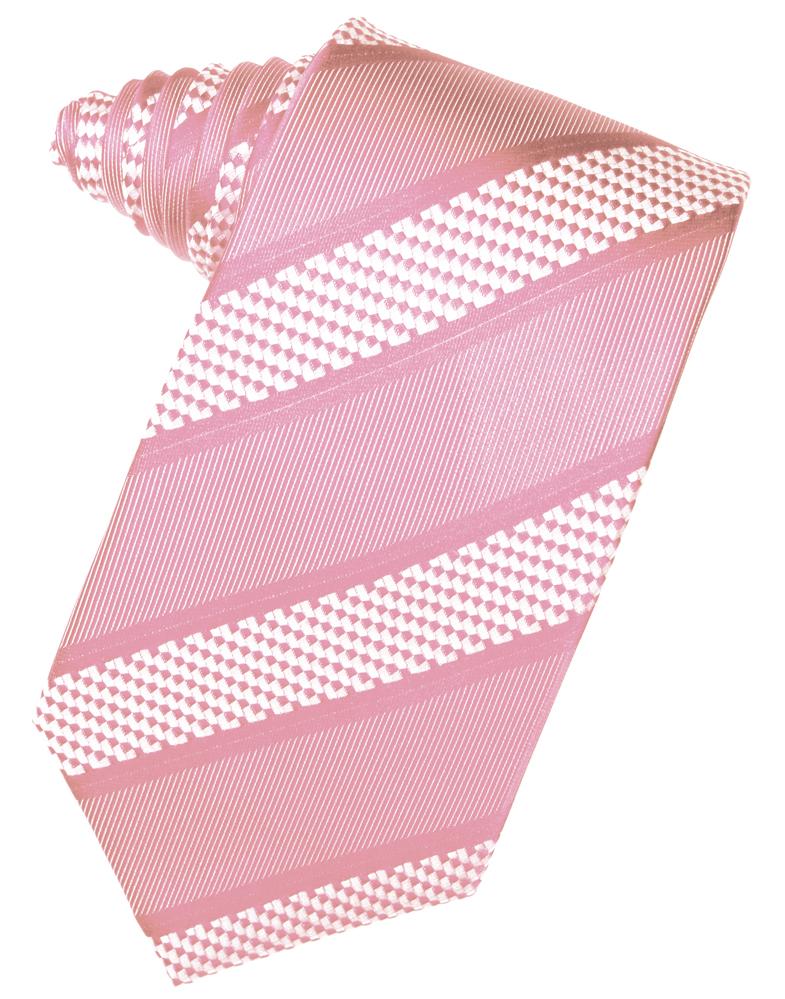 Cardi Rose Venetian Stripe Necktie