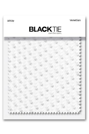 Cardi White Venetian Fabric Swatch