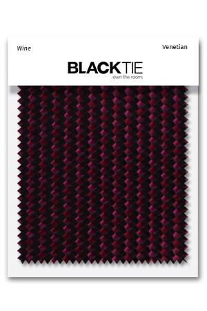 Cardi Wine Venetian Fabric Swatch