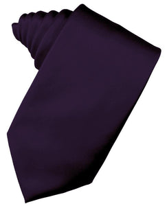 Cardi Amethyst Luxury Satin Necktie