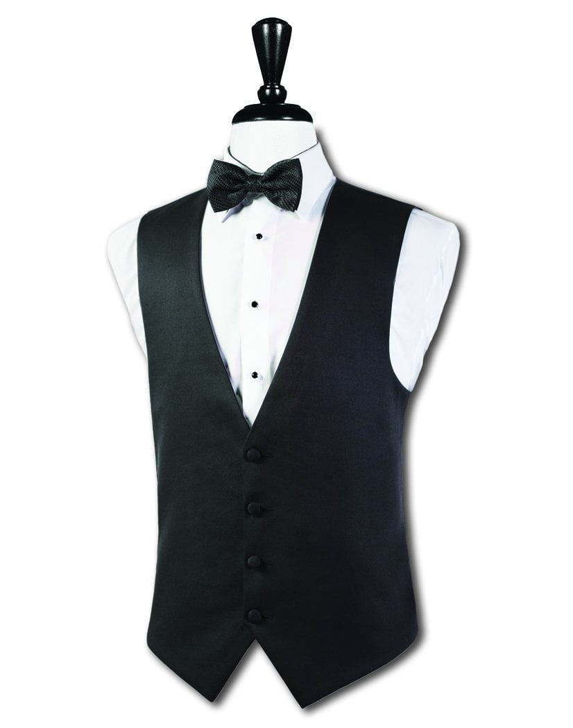 Cardi "Mason" Black Vest