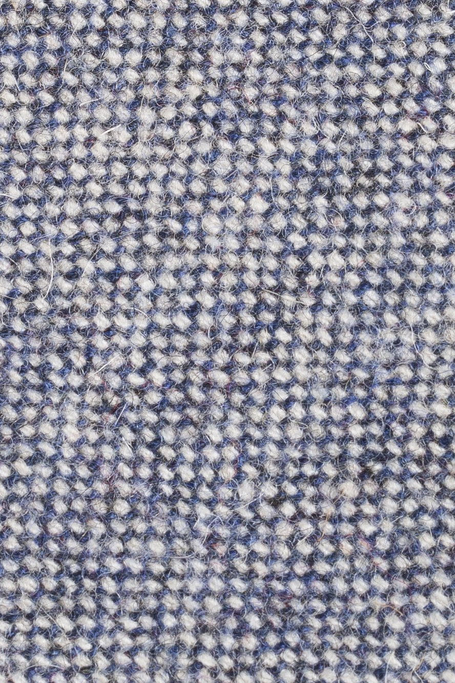 Blue Tweed Bow Tie - fabric swatch detail