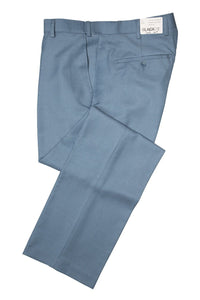 BLACKTIE "Bradley" Light Blue Luxury Wool Blend Suit Pants - Unhemmed