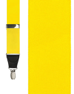 Cardi Bright Yellow Grosgraine Suspenders